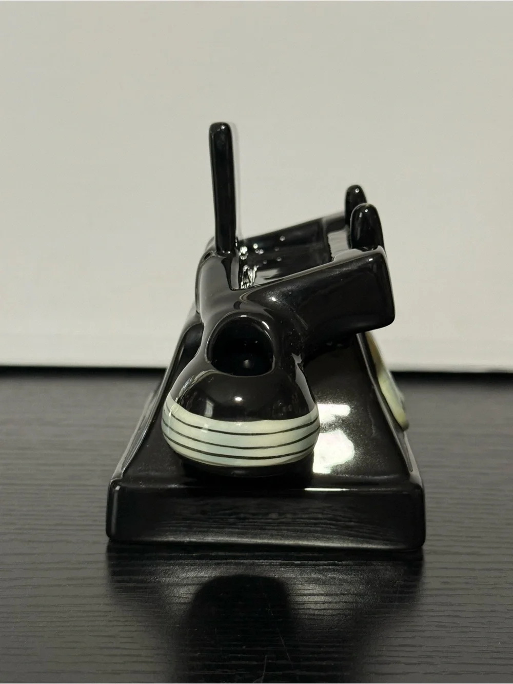 RARE! VTG Ceramic Rotary Telephone that Holds Pen & Note Pad or Business Cards
